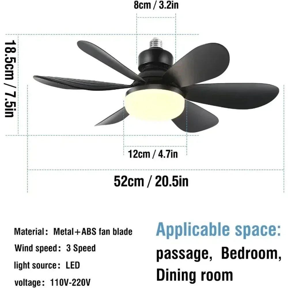 Stylish LED Ceiling Fan Light