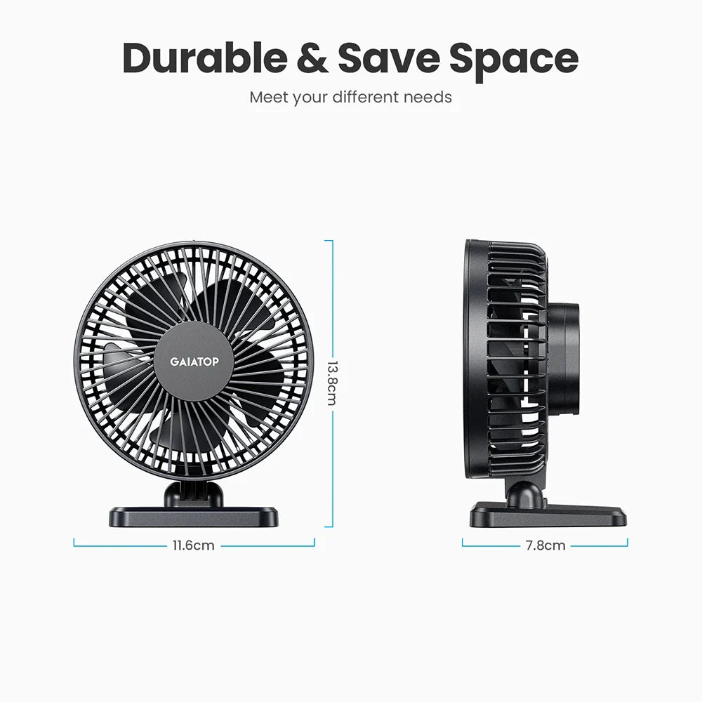 Portable Quiet USB Desk Fan