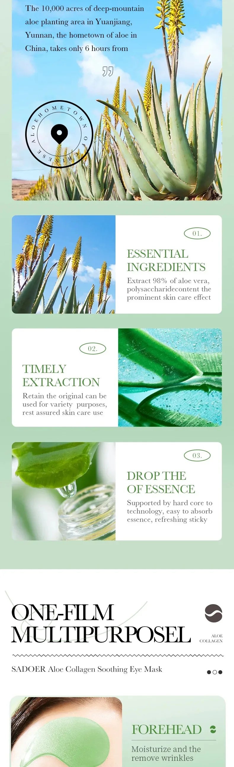 Aloe Vera Eye Magic Patches