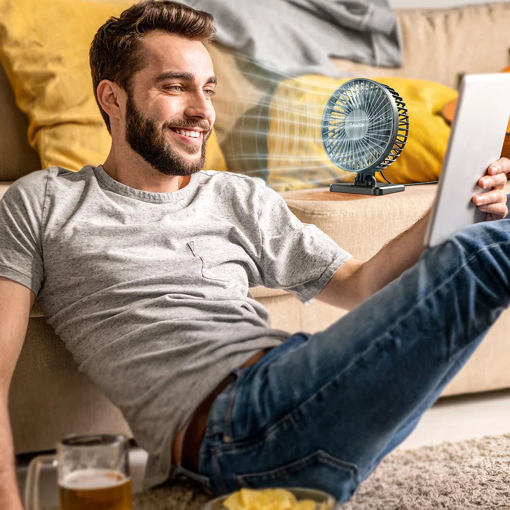 Portable Quiet USB Desk Fan