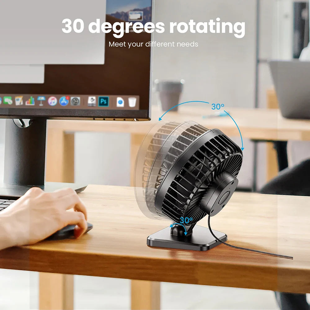 Portable Quiet USB Desk Fan