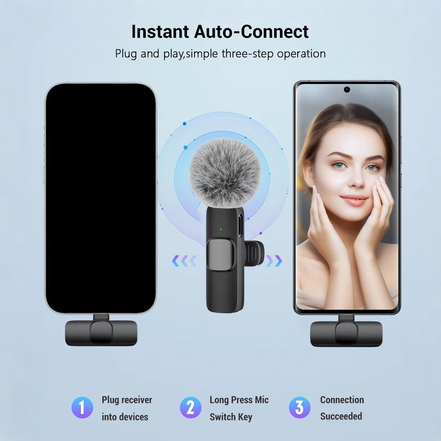 Wireless Lavalier Mic for All